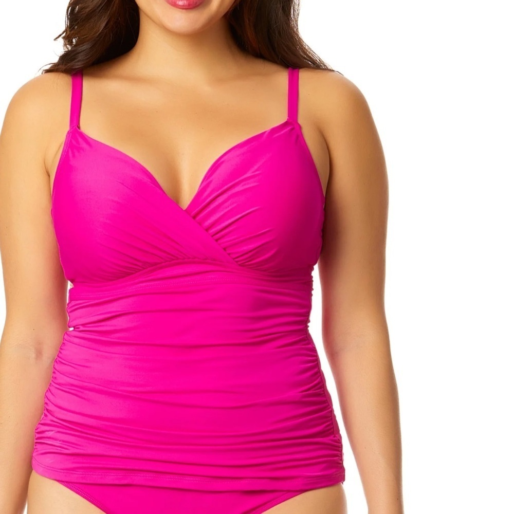 Anne Cole Pink One Piece Swimsuit